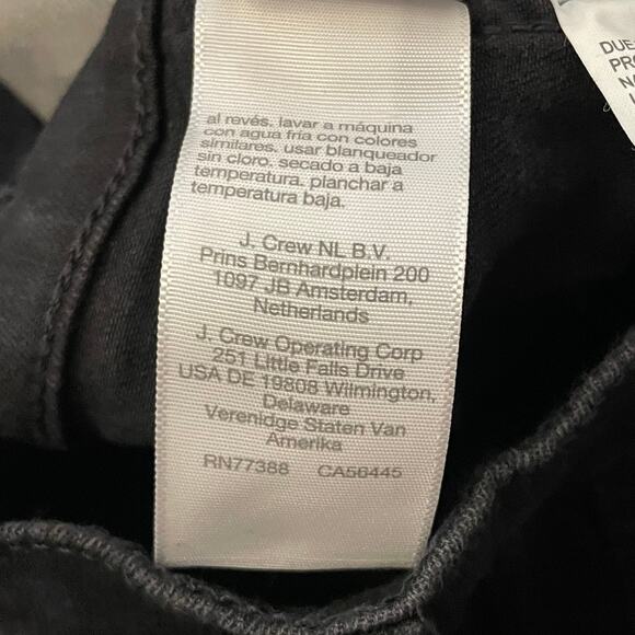 Madewell Jeans 10” High Rise Skinny Black Stretch NG702 Denim Women's 26 petite - Picture 13 of 13